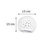 InLight Επιτοίχιο φωτιστικό λευκό από γύψο 1XE27 D:15cm 43421